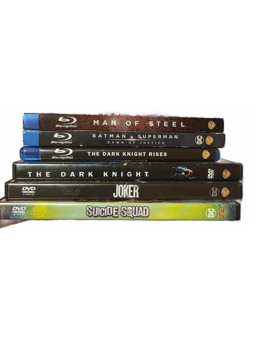 Batman + Superman + Joker + Suicide Squad  DC Blu-ray + DVD Lot